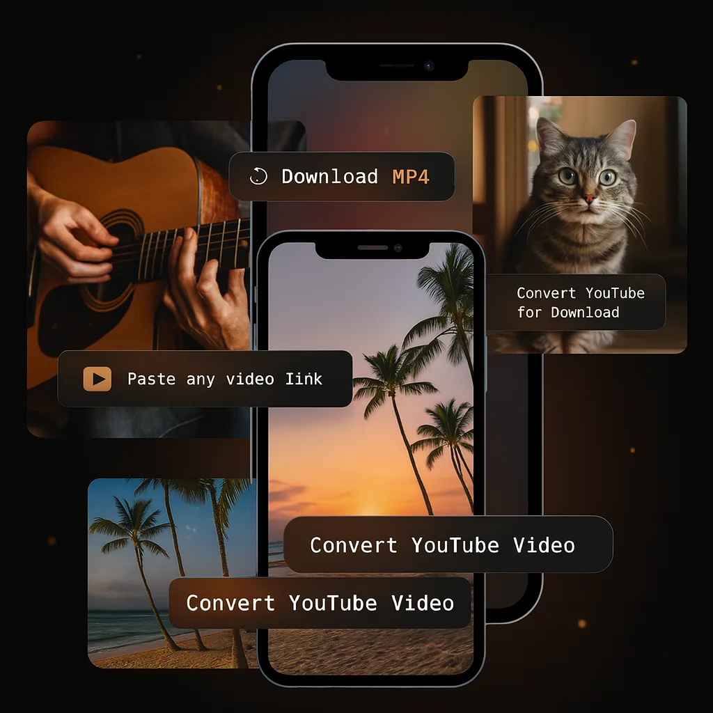 YouTube MP4 konverteri liides