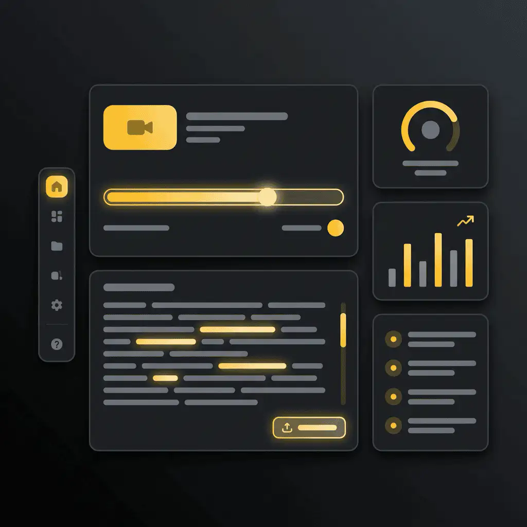 LinkedIn transcript generator interface
